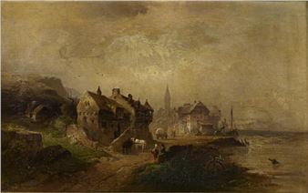 Coastal City under Cloudy Sky - Nicolai von Astudin