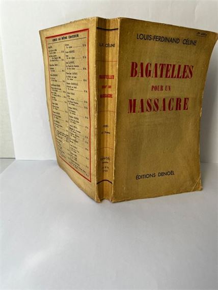 Louis-Ferdinand CELINE • Bagatelles pour un massacre • 1937