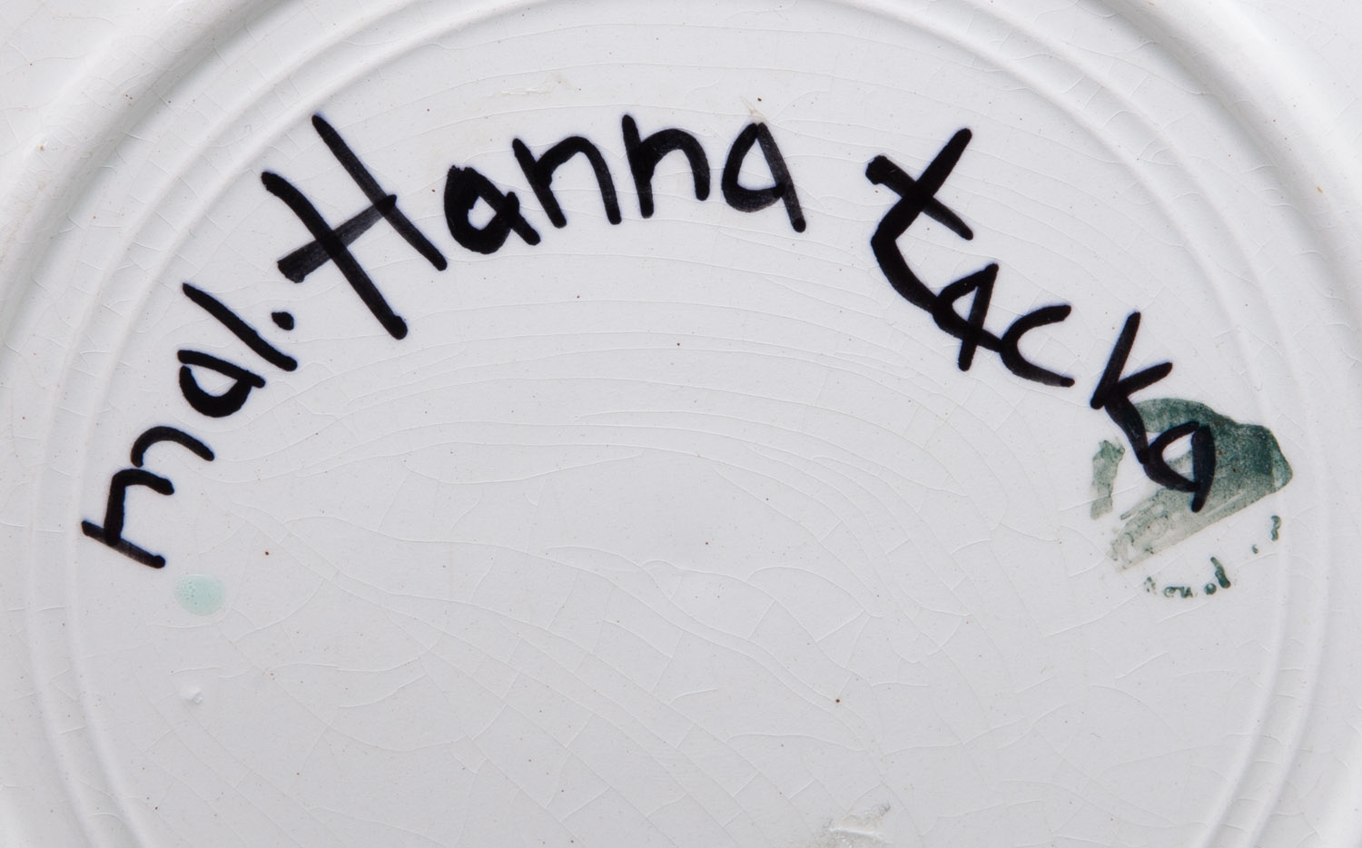 Artwork by Hanna Łącka, Decorative plate