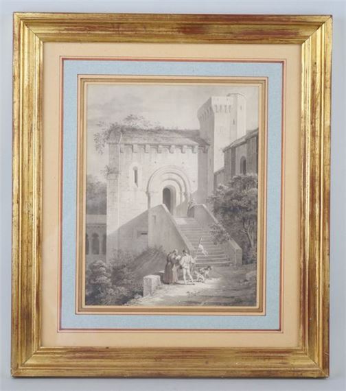Charles-henri Michel - Jeanne d'Arc Praying In Her Cell In R