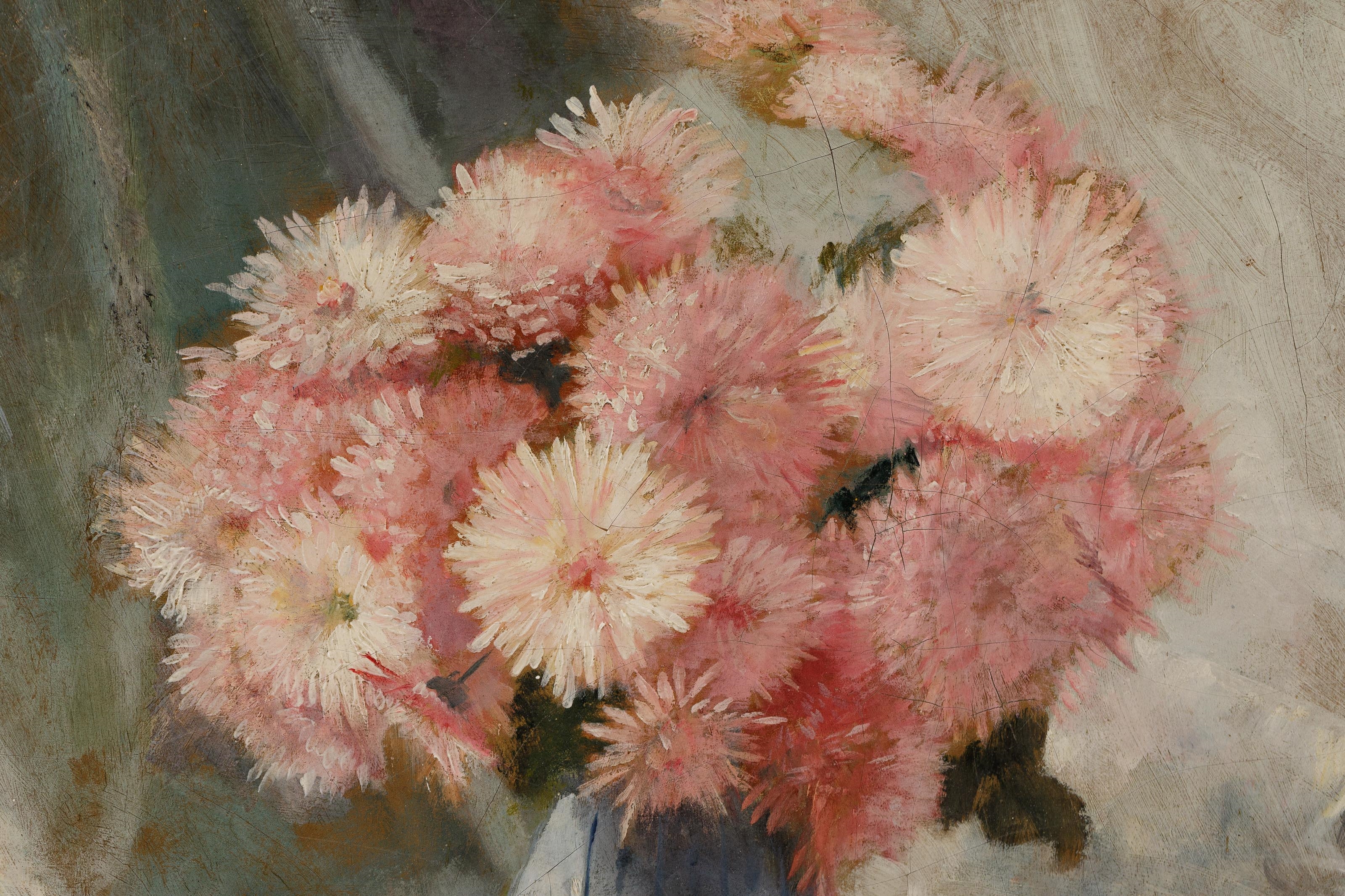 Frans Mortelmans | Still life with flower vase | MutualArt