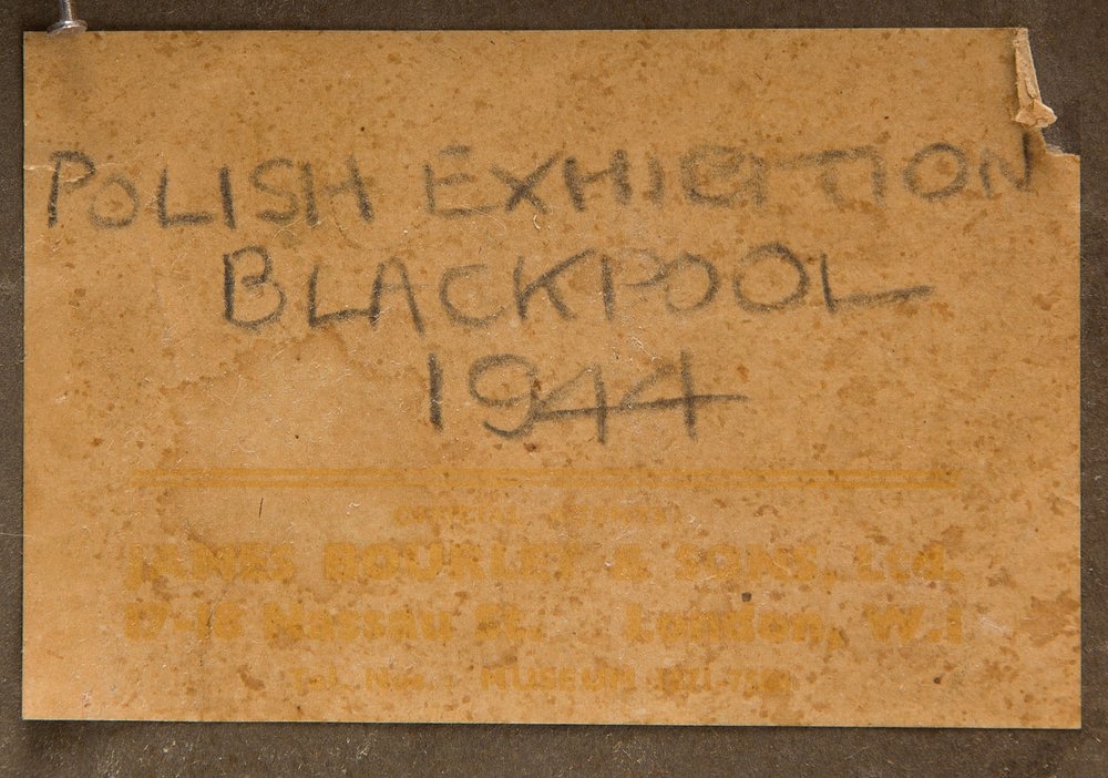 Artwork by Witold Mars, Prostytutka, Made of oil/paperboard