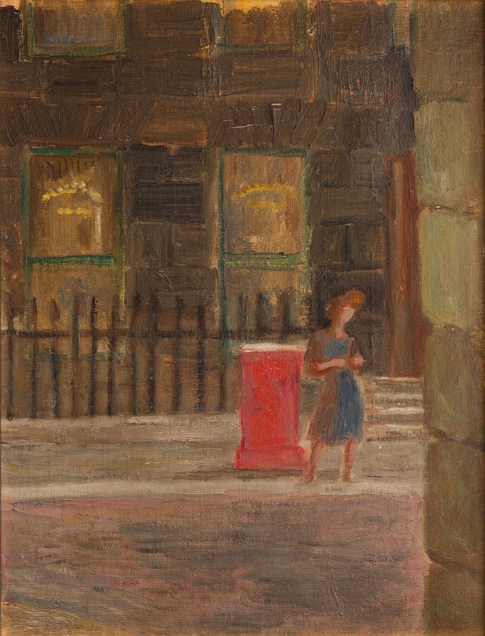 Artwork by Witold Mars, Prostytutka, Made of oil/paperboard