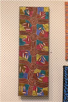 Womens Dreaming Dancing Around Bushtucker - Naomi Maparula