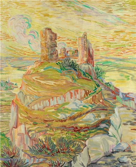 Ville perchée by Maurice Chabas