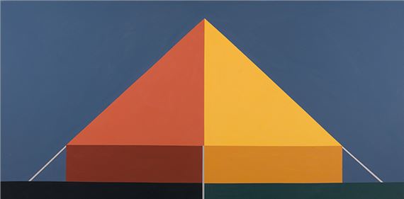 To All In Tents/ En Tente Cordiale by Charles Pachter, dated 1987