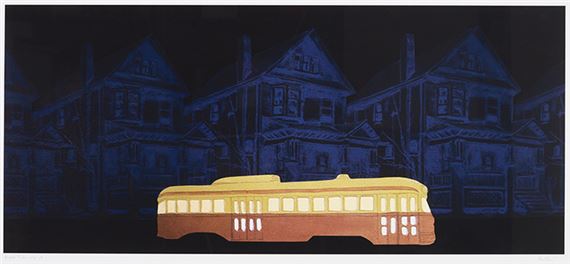 Night Ride by Charles Pachter, dated 1971