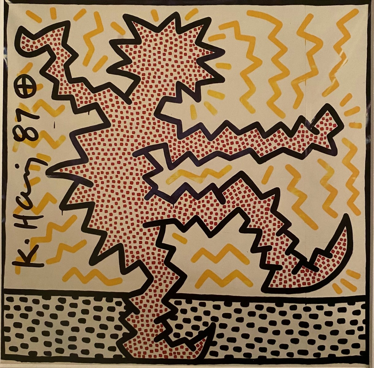 Untitled by Keith Haring, 1987