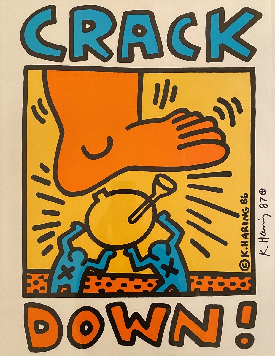 Crack Down by Keith Haring, 1987