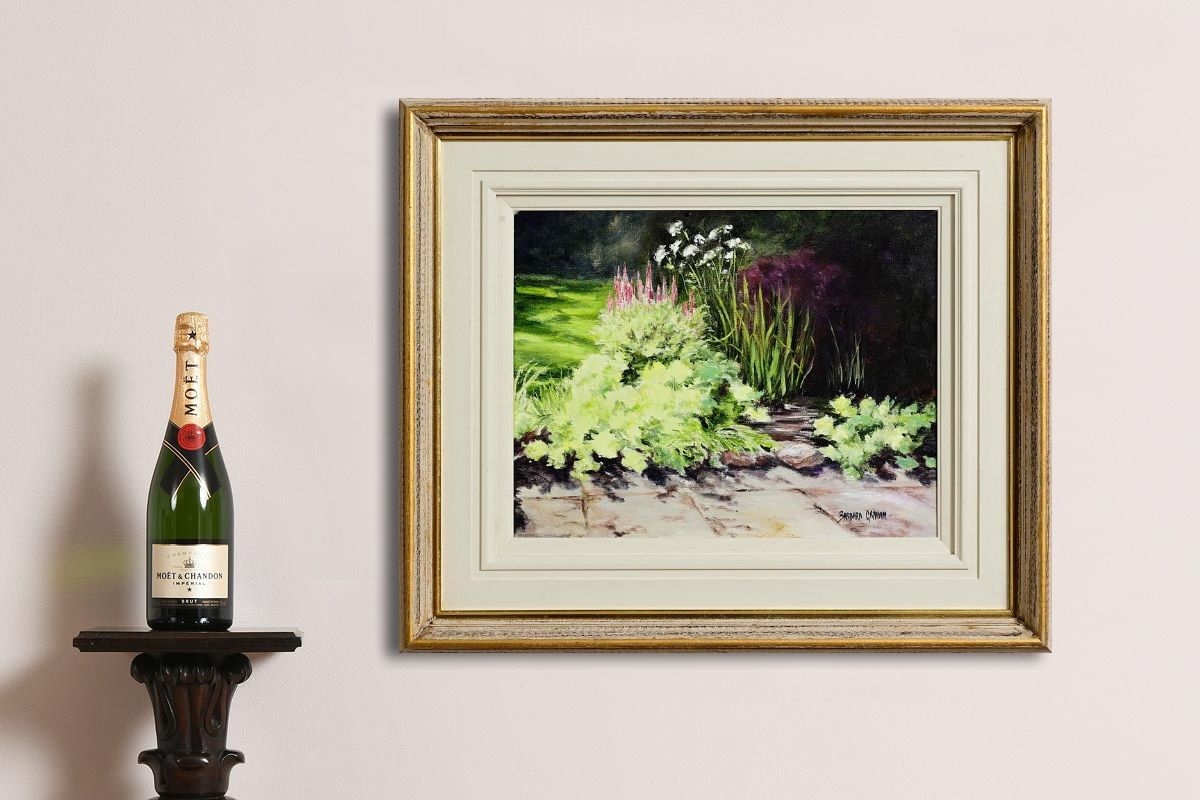 Artwork by Barbara Graham, Summer Garden, Made of oil on canvas