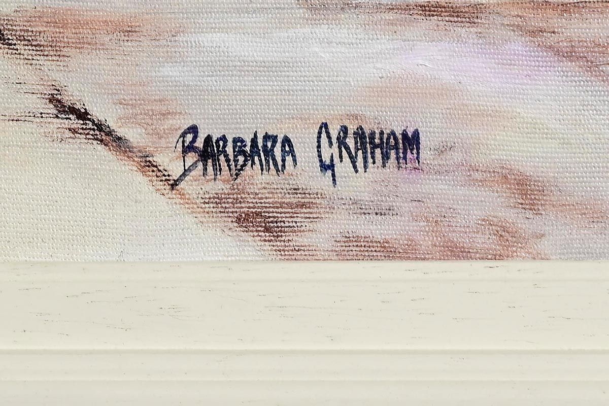 Artwork by Barbara Graham, Summer Garden, Made of oil on canvas