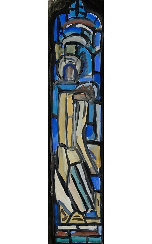 Study for Stained Glass Window by Evie Hone