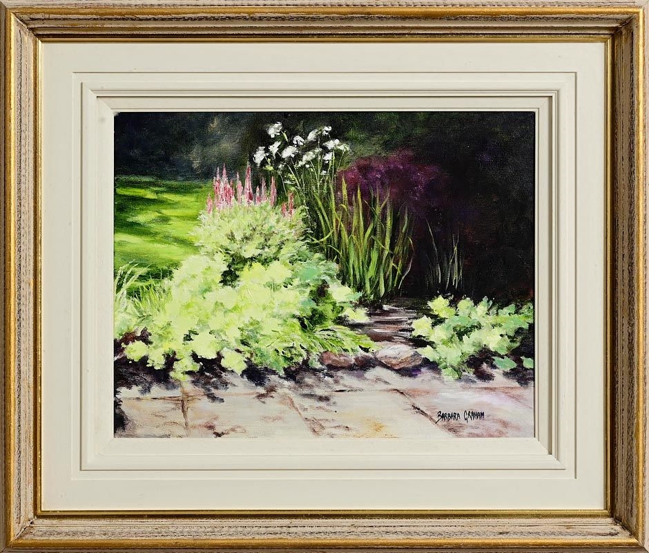 Artwork by Barbara Graham, Summer Garden, Made of oil on canvas