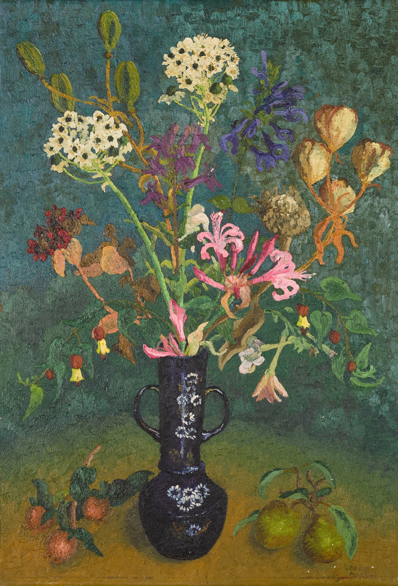 Winter Flowers by Sir Cedric Morris, Executed in circa 1966