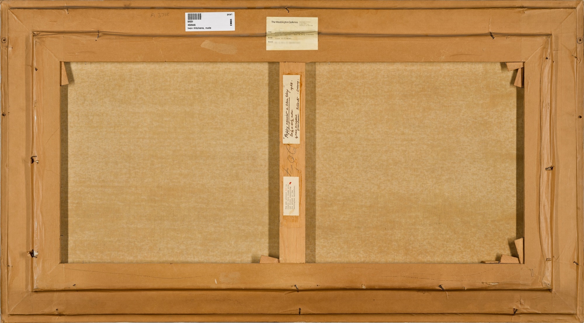 Artwork by Ivon Hitchens, Poppy Against a Blue Sky, Made of oil on canvas