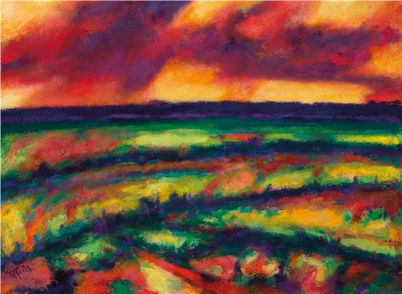 Landscape by Engelbert L'Hoëst