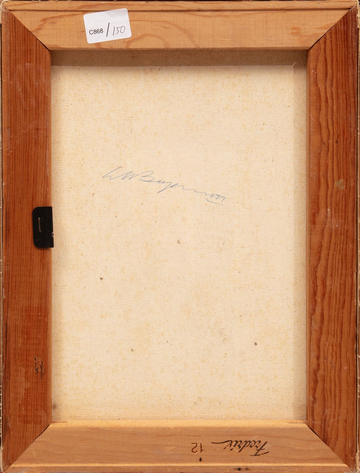 Artwork by Tony Benjamin, White Gate, Made of oil on canvas