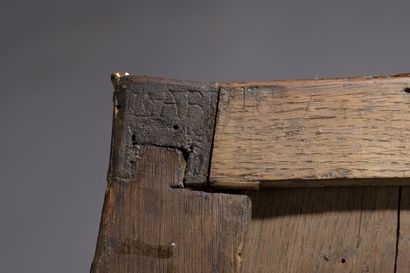 Artwork by Andre Antoine Lardin, Stamped jme and Lardin., Made of rosewood veneer (2)