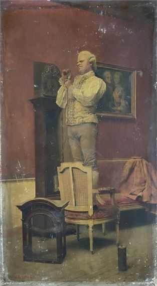 The clock repairer by Adrien Harmand, 1880