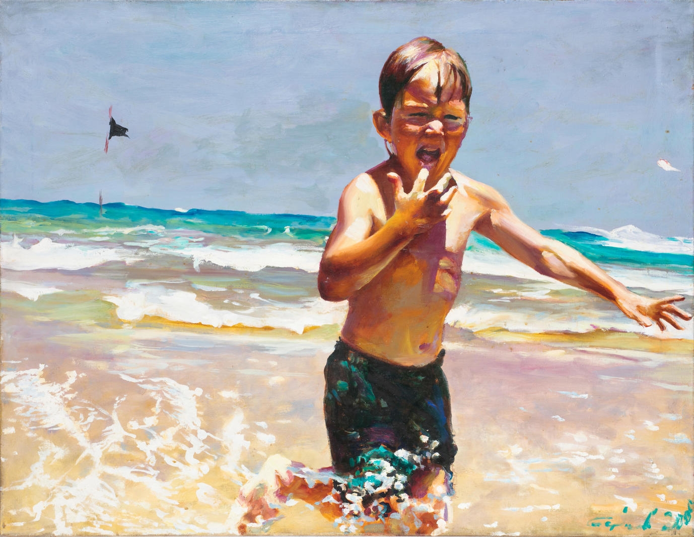 Artwork by Sergey Basilev, Israel from the series «Shores», Made of oil on canvas