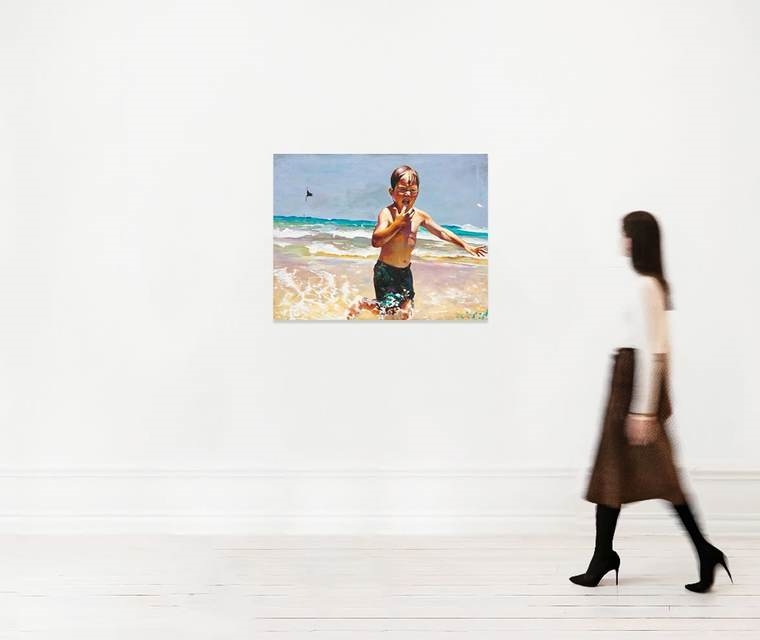 Artwork by Sergey Basilev, Israel from the series «Shores», Made of oil on canvas