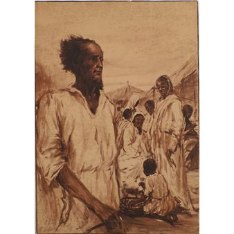 Personaggi e scene di vita africane - G. B. Heller