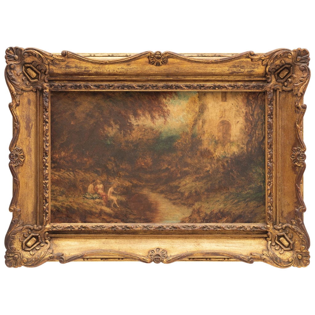 Artwork by Gerard Johannes Josephus de Boer, BAÑISTAS, Made of Oil on canvas