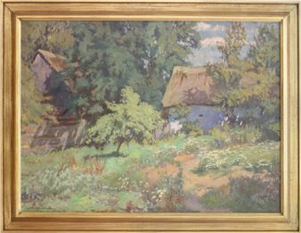 Vesnické domky - Stanislav Hudeček