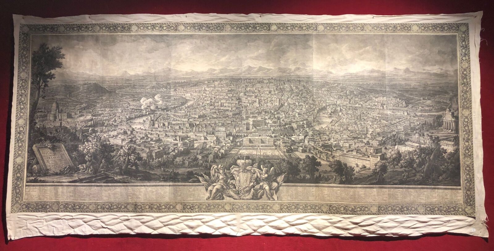 Giuseppe Vasi | ROME - EXCEPTIONAL PANORAMIC VIEW OF ROME (1765 ...