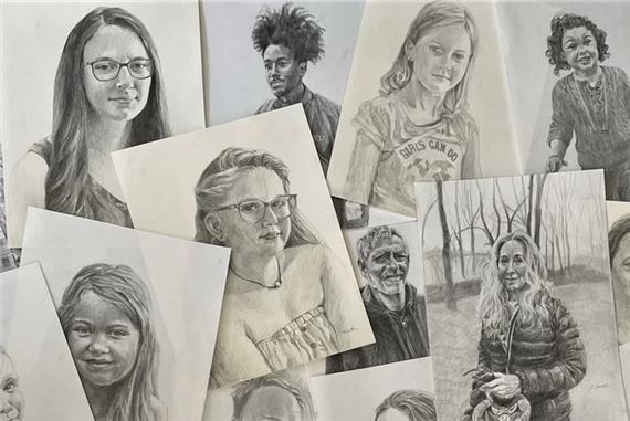 Susan Curtin: Faces of West Chester | Exhibitions | MutualArt