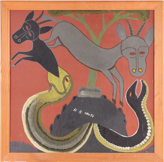 'Cows and Sea Serpent' by Hashim Mruta