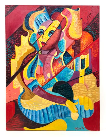 "ABSTRACT FEMALE" by Michael Allen Shaw, 1991