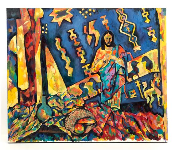 "ABSTRACT JESUS" by Michael Allen Shaw, 1963