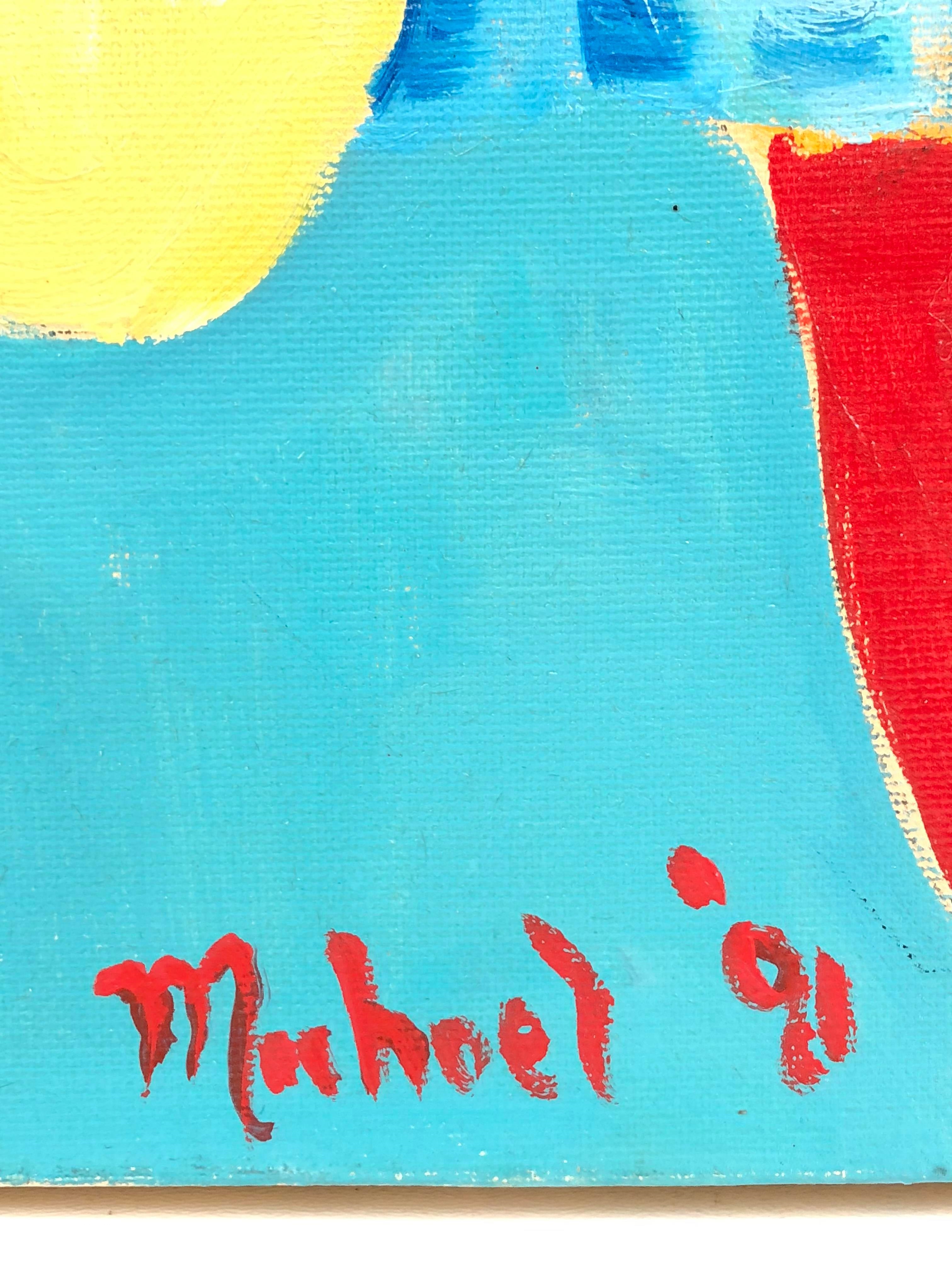 Artwork by Michael Allen Shaw, "ABSTRACT FEMALE", Made of Oil on Canvas