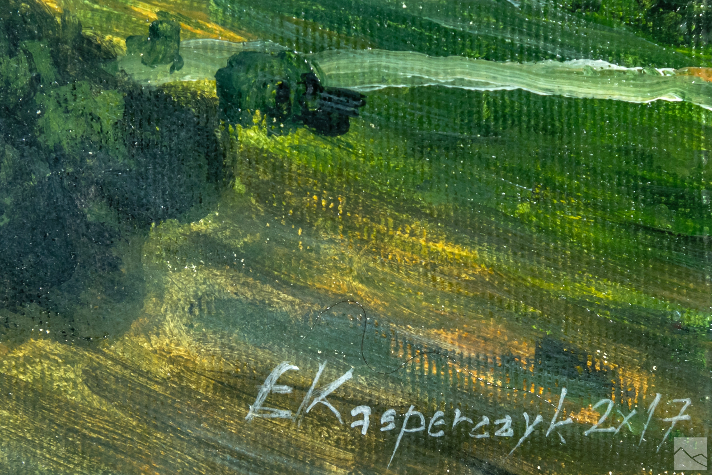 Artwork by Lukasz Kasperczyk, Lukasz Kasperczyk b.1976 WWII Aviation Painting, Made of painting on canvas