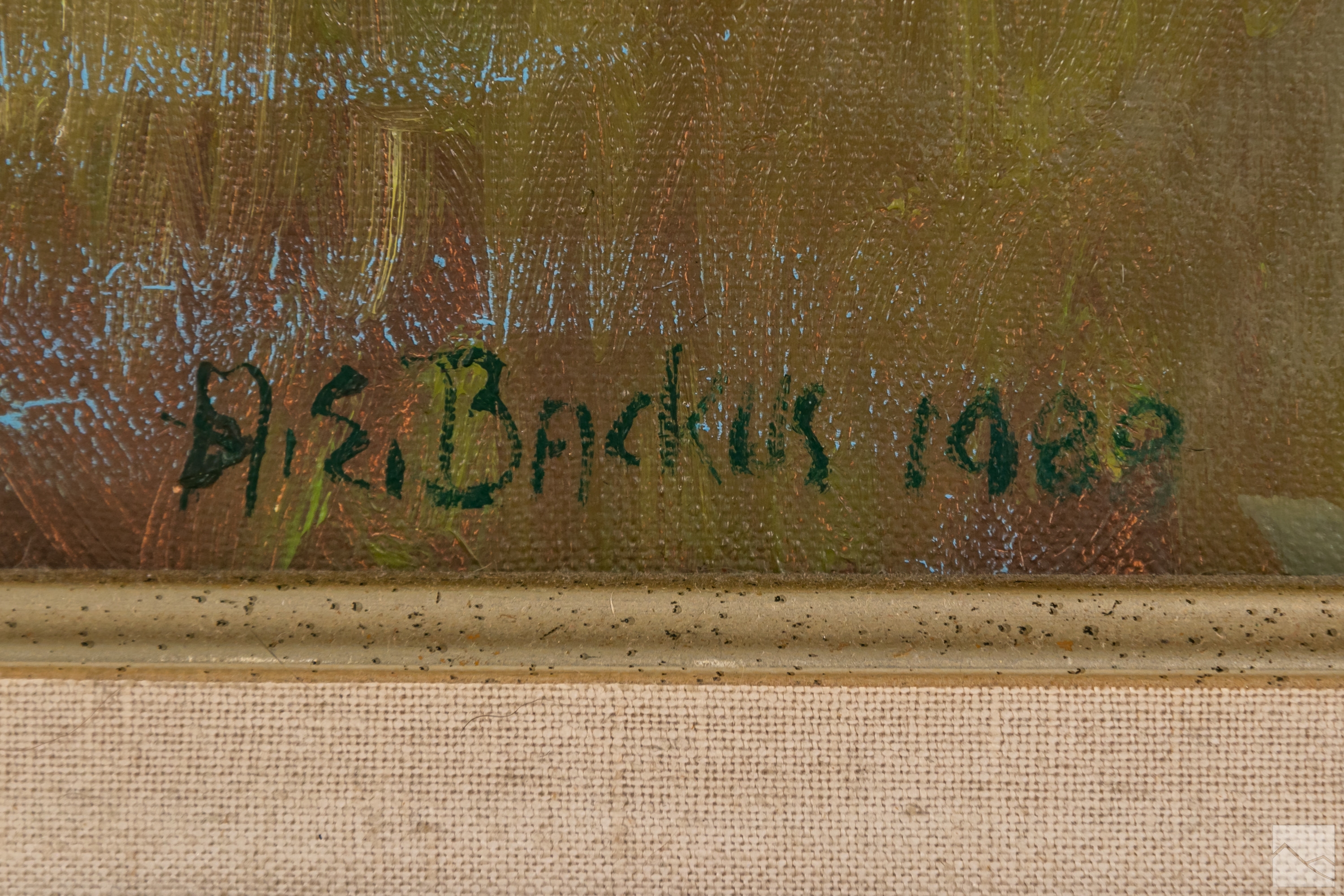 Albert Ernest Backus | . An original landscape oil painting on canvas ...