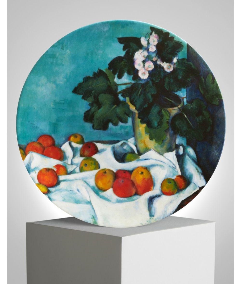 Paul Cézanne | Still Life with Apples and a Pot of Primroses | MutualArt