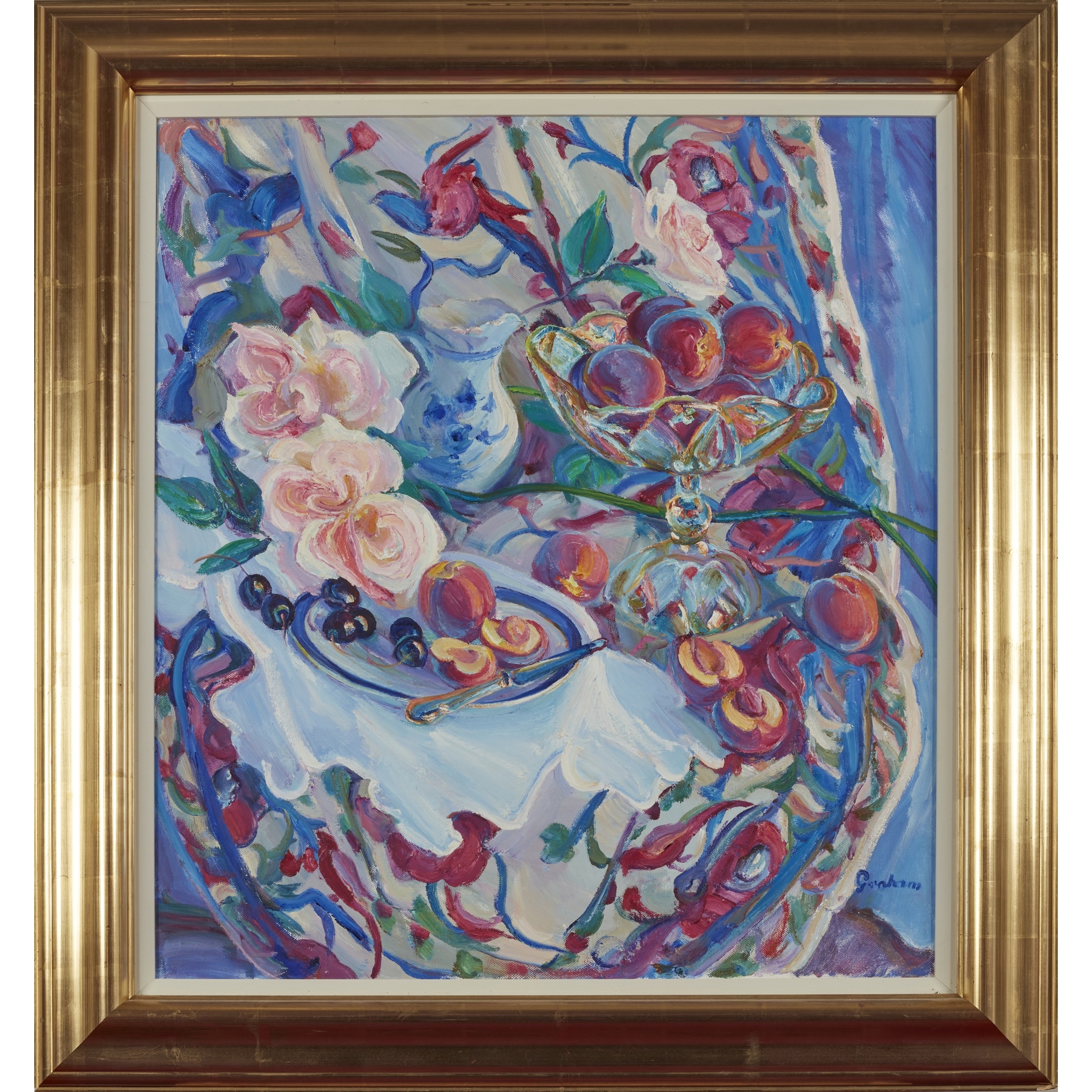 Artwork by Josephine Graham, SUMMER PLEASURES, Made of Oil on canvas