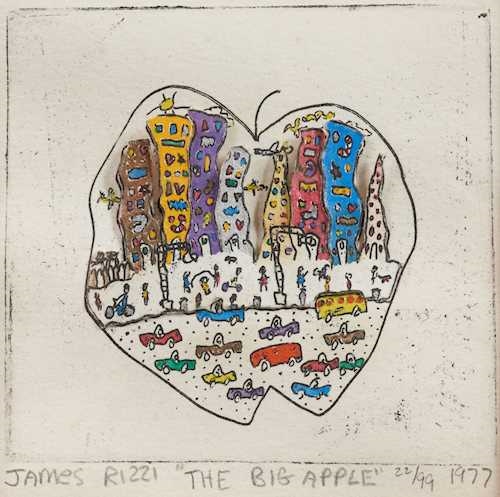 James Rizzi | The big apple (1977) | MutualArt