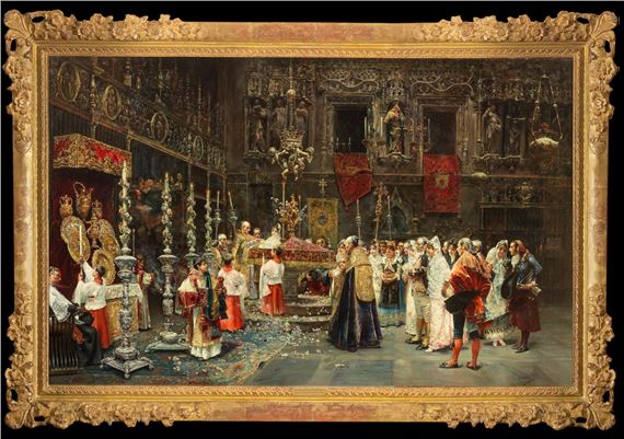 El bautizo by José Gallegos y Arnosa, 1888