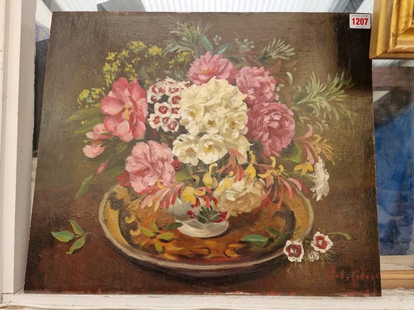 John Whitlock Codner | Pink & White Roses | MutualArt
