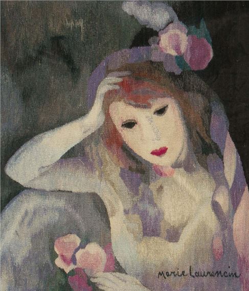 Marie Laurencin | Valentine (tapestry) | MutualArt