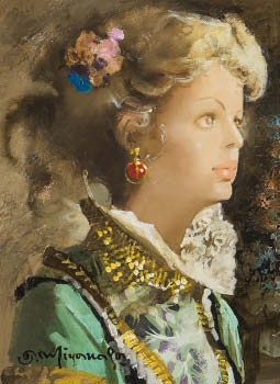 Artwork by Takehiko Miyanaga, Otori, Made of oil on canvas