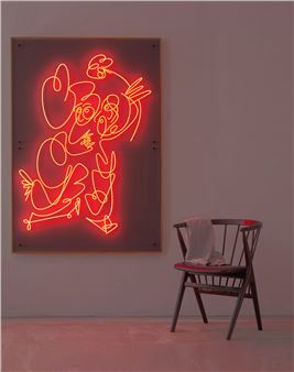 Michael Ahlefeldt: Drawings to Lights - In The Gallery, Copenhagen