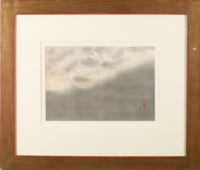 Artwork by Kamisaka Sekka, Makimono; Forest Ferns, Made of prints