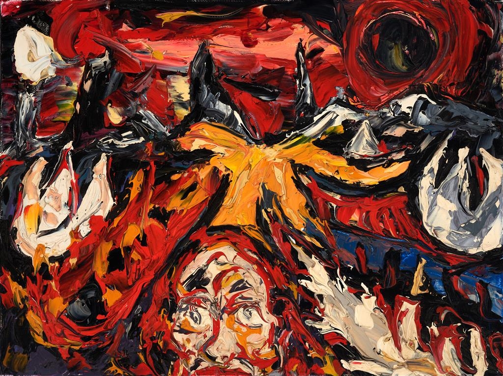 Artwork by Brent Shegog, Small Painting - 8, Made of oil on canvas