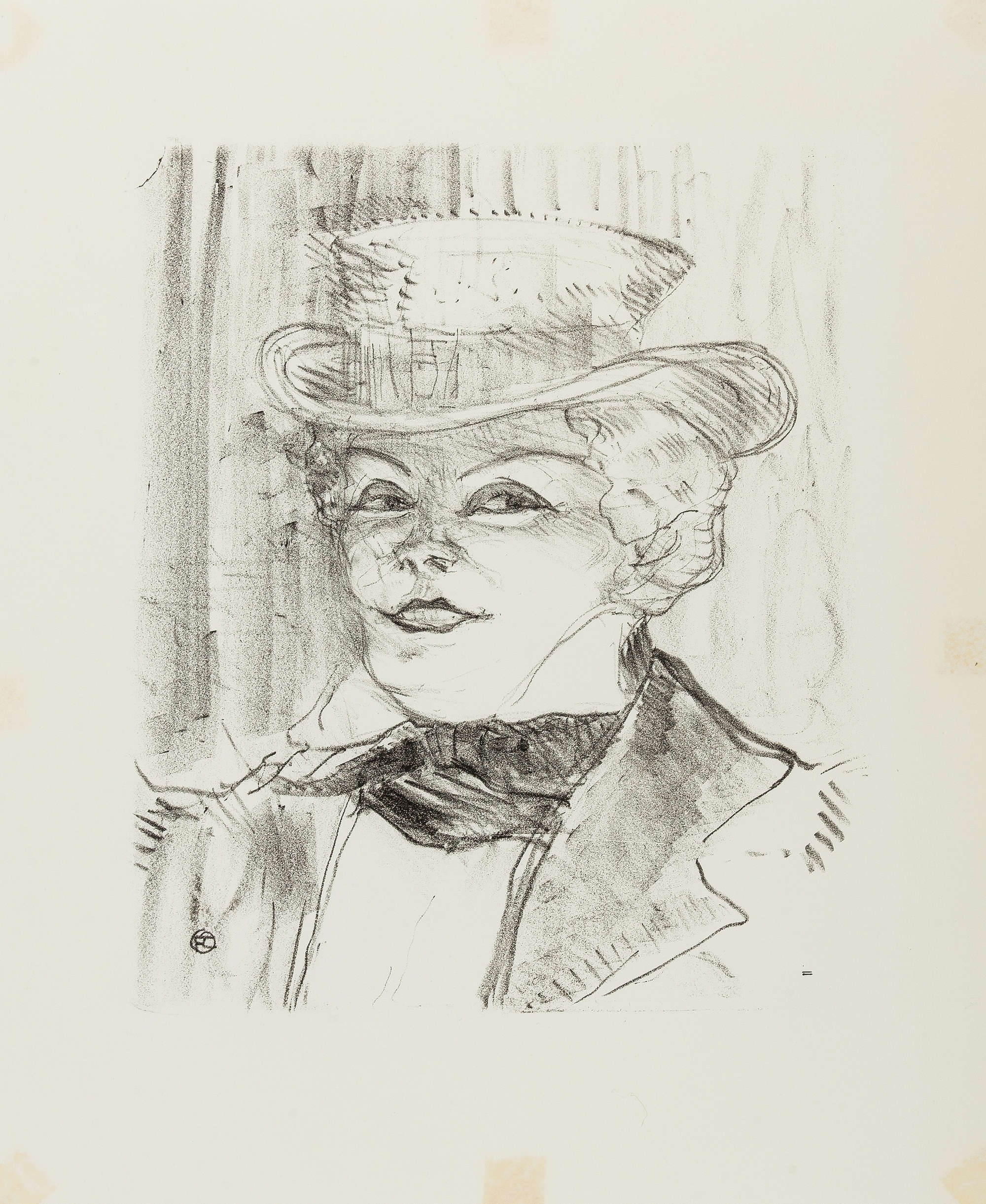 Madame Réjane by Henri de Toulouse-Lautrec, 1898