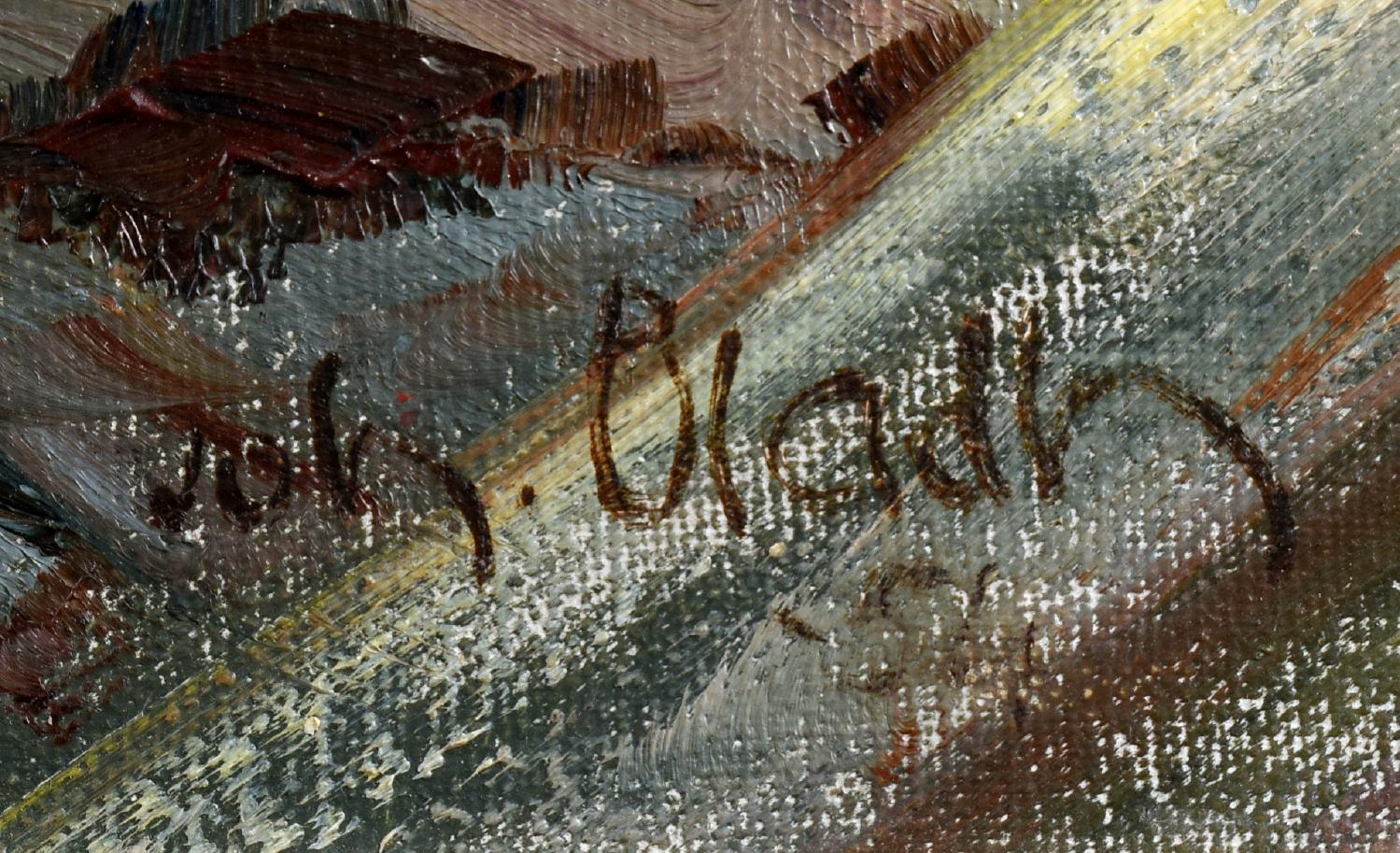 Johan Bladh | Motif of pot over open fire (1954) | MutualArt