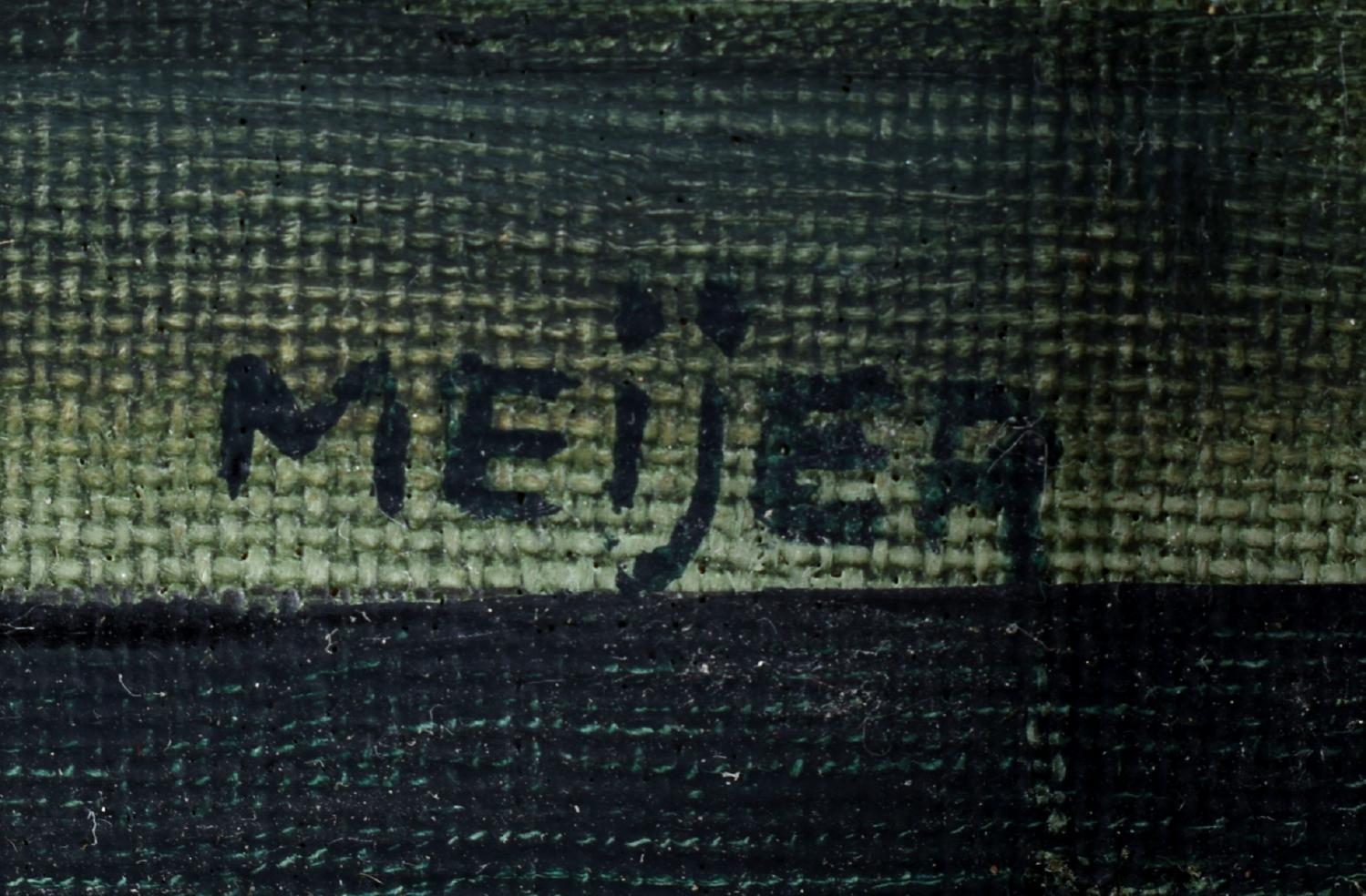 Artwork by Sture Meijer, Still life of apples, Made of Oil on Panel