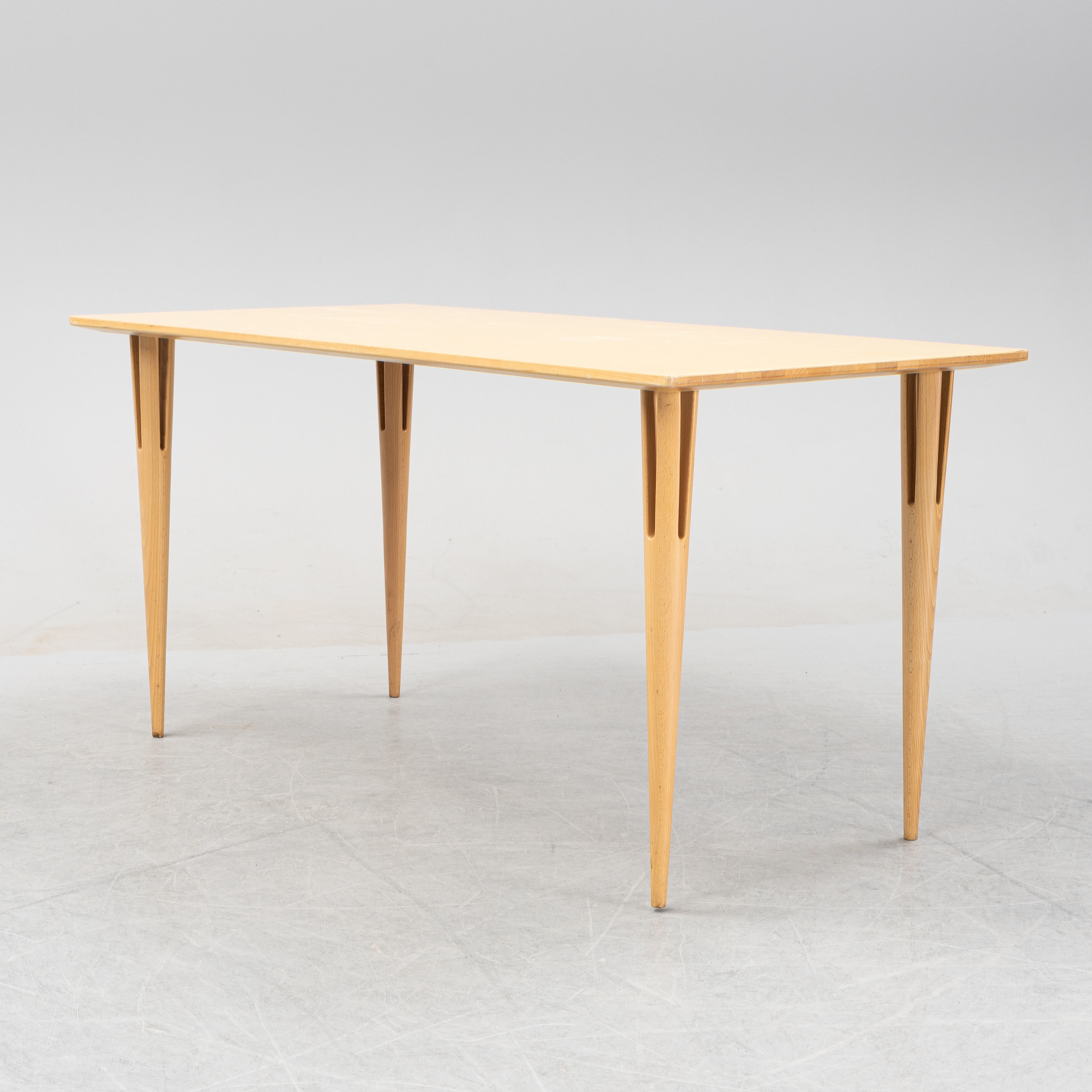 Bruno Mathsson | a birch-veneered dining table from Bruno Mathsson ...